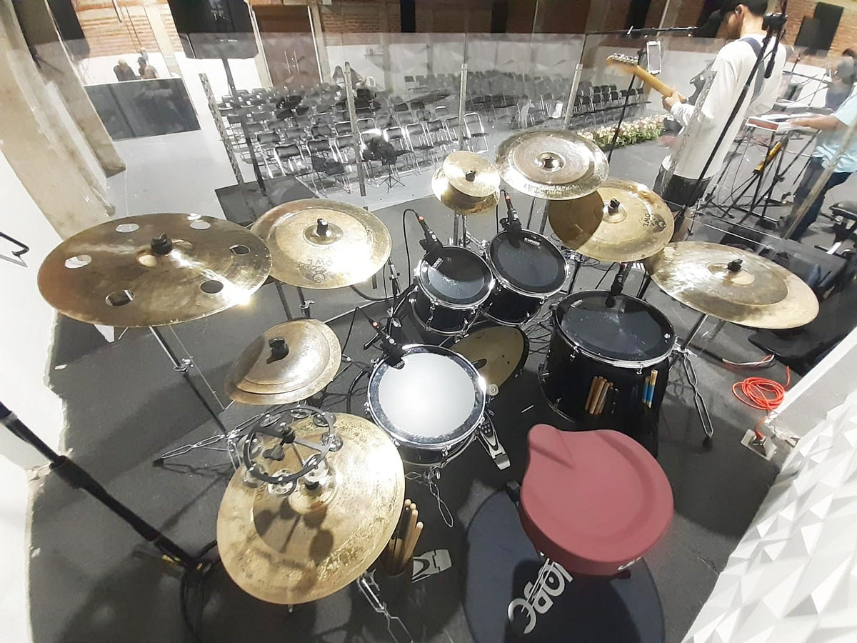 Portable Drum Shield 5-Panels 2ft x 5ft N1843