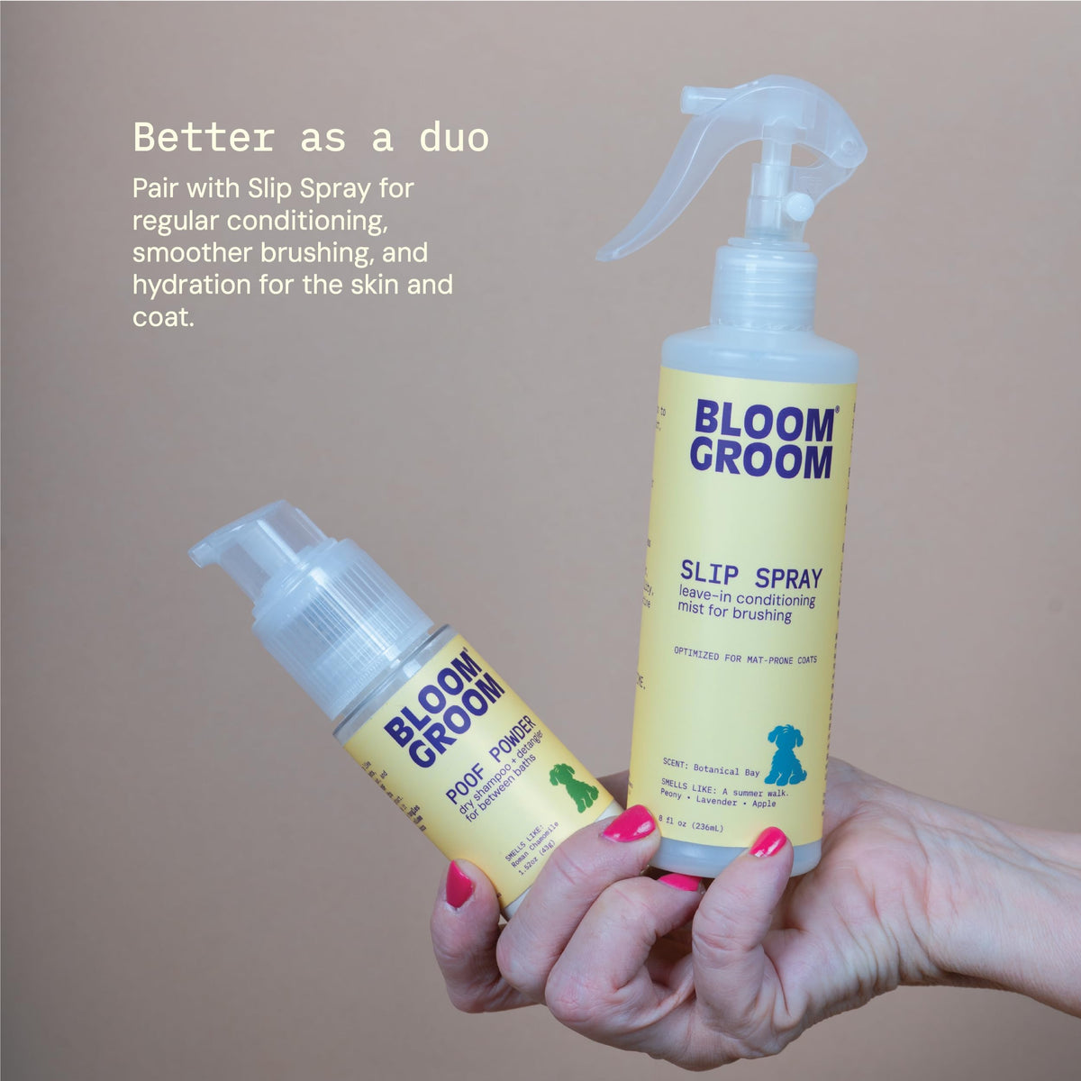 Waterless Dry Shampoo and Detangler for Dogs 1.52 oz H600