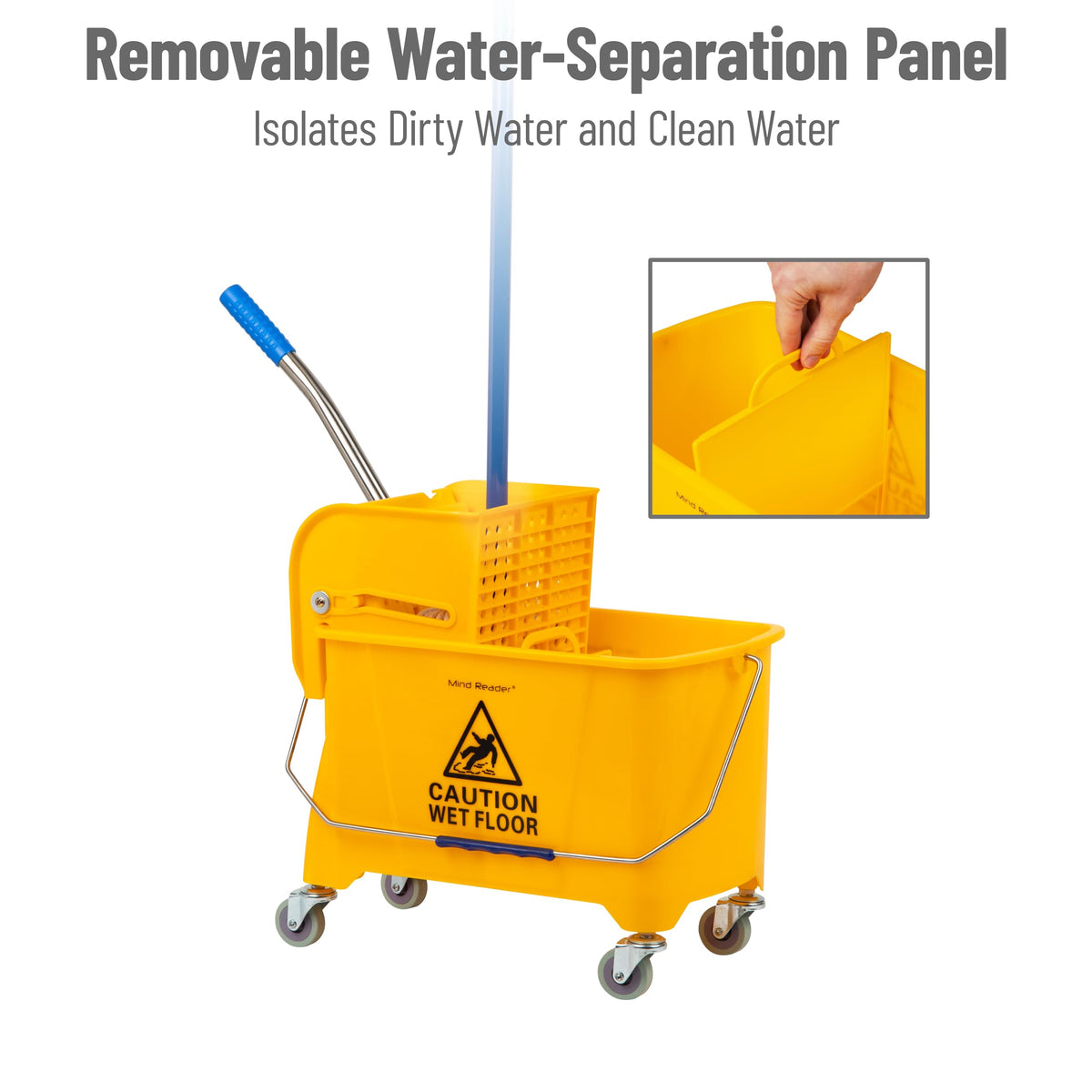 5.5-Gallon Mop Bucket with Wringer E36542