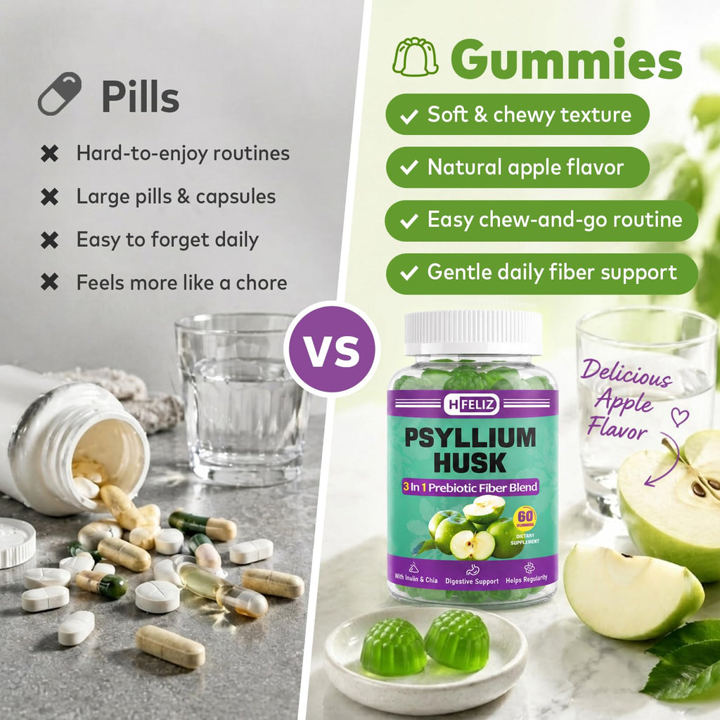 Psyllium Husk 1500mg Fiber Supplement F817789