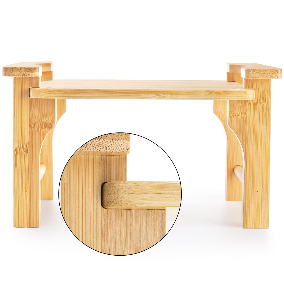 2 Pack Natural Bamboo Beverage Dispenser Stand W2968