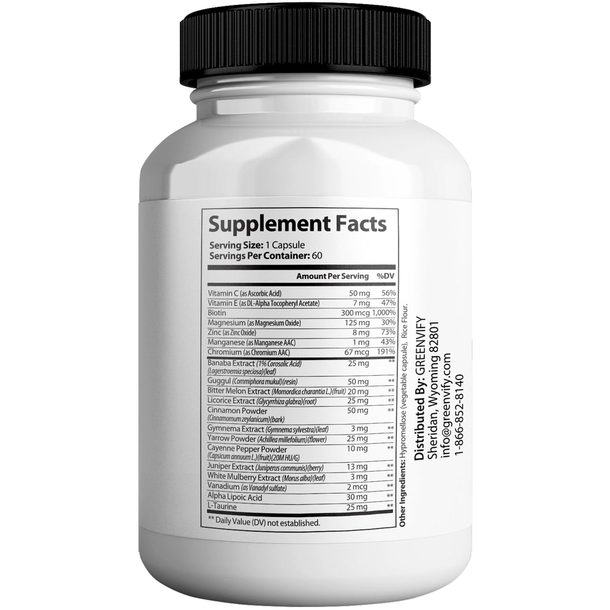 60 Capsules All Natural Formula P428