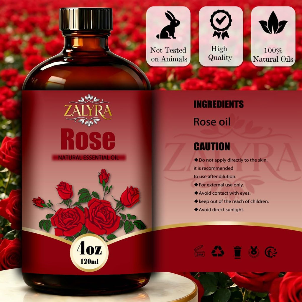 Lavender&Rose Essential Oil 4 Fl Oz+0.33 Fl Oz N692