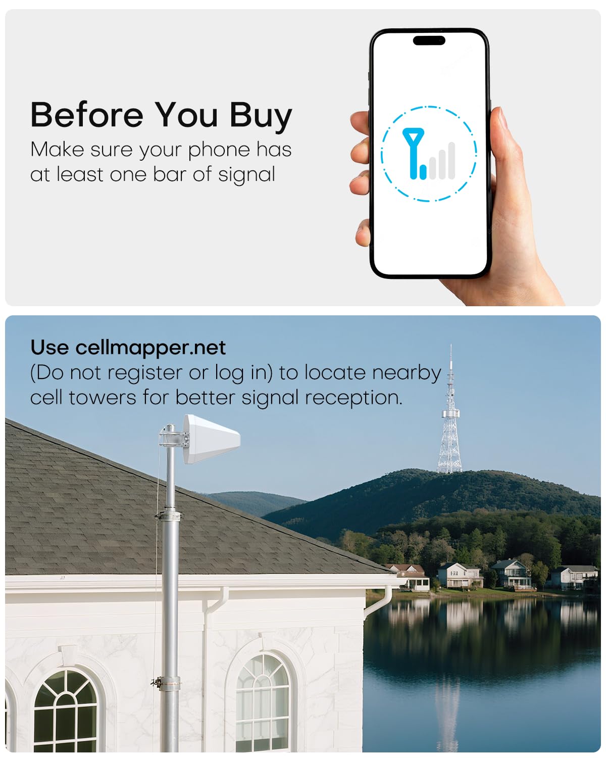 Cell Phone Signal Booster for All U.S. Carriers O157