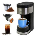Single Serve Coffee Maker 6–12 Oz Black B9857
