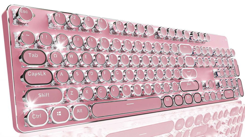 Pink Wireless Mechanical Keyboard T940498