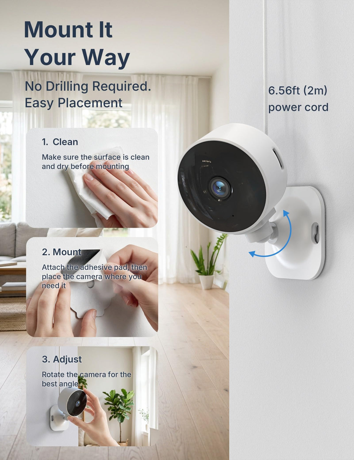 2.4GHz Indoor Security Camera 1080P 2-Pack N93248