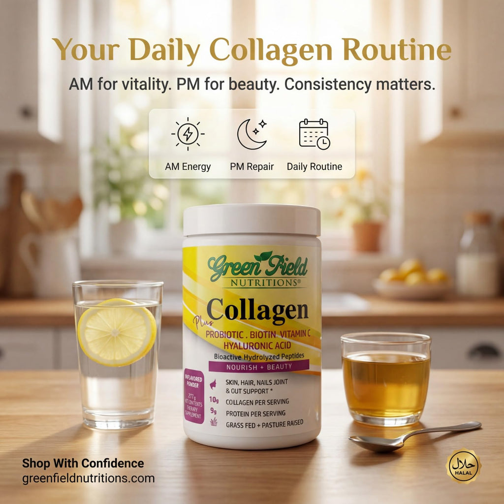 Halal Collagen Peptides Powder 9g Probiotic Biotin 277g C89750