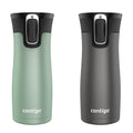 Leak-Proof Spill-Proof Insulated Stainless Steel Travel Mug, 16oz., 2 Pack L68957