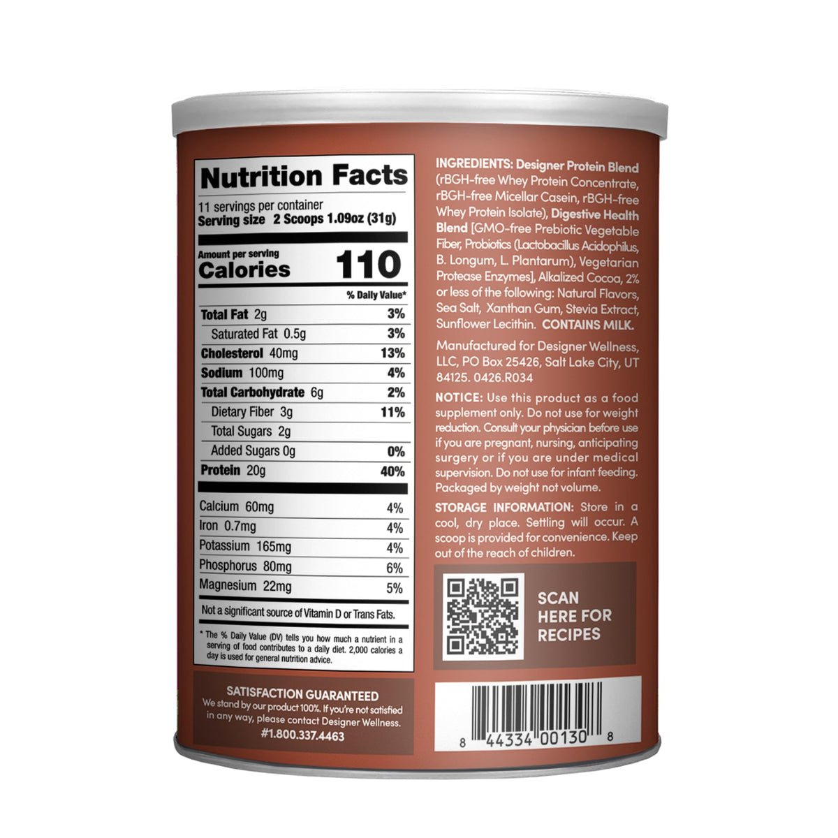 Chocolate Whey Protein Powder 12 oz A5680