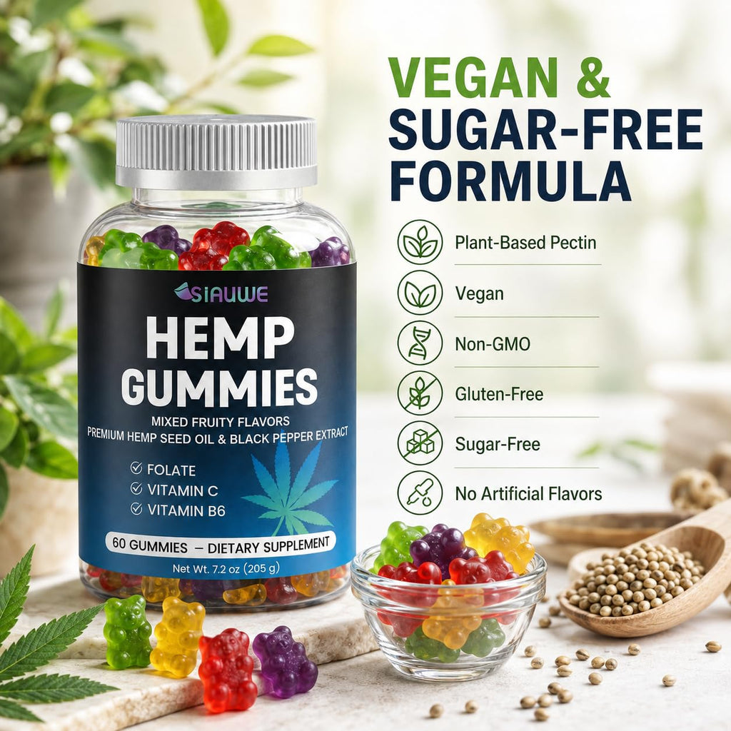 Sugar Free Hemp Gummies 60 Count P49198