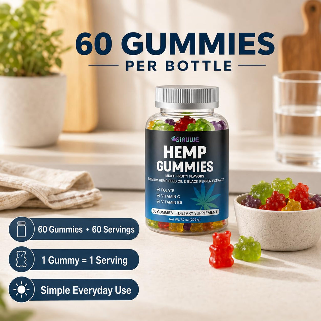 Sugar Free Hemp Gummies 60 Count P49198
