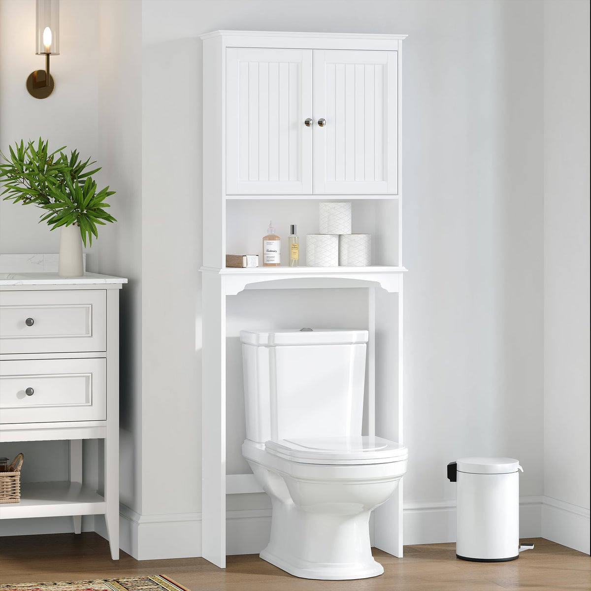Over The Toilet Storage Cabinet with Doors F7321