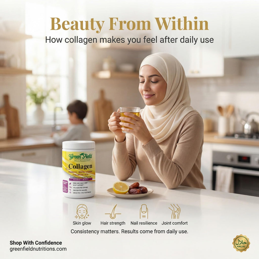 Halal Collagen Peptides Powder 9g Probiotic Biotin 277g C89750