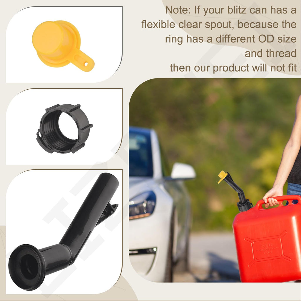 Gas Can Spouts Nozzles Rings Caps J52215