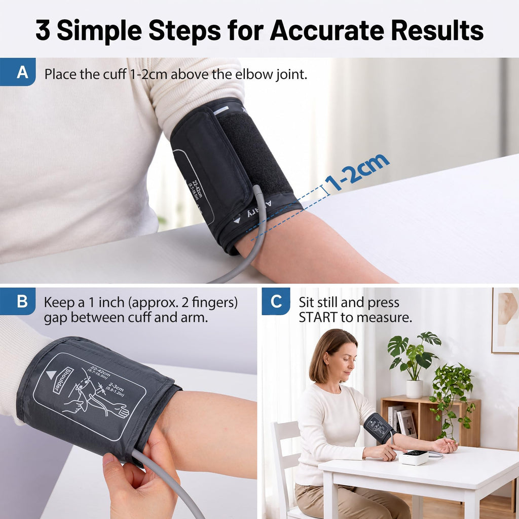 Blood Pressure Monitor Upper Arm Cuff with Storage Bag A26573