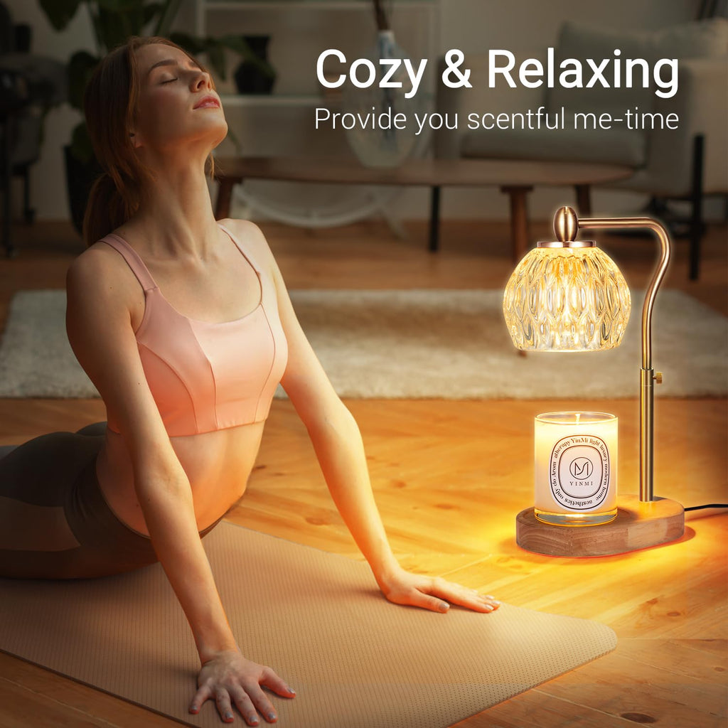 Candle Warmer Lamp with Timer & Dimmer Height Adjustable K257614