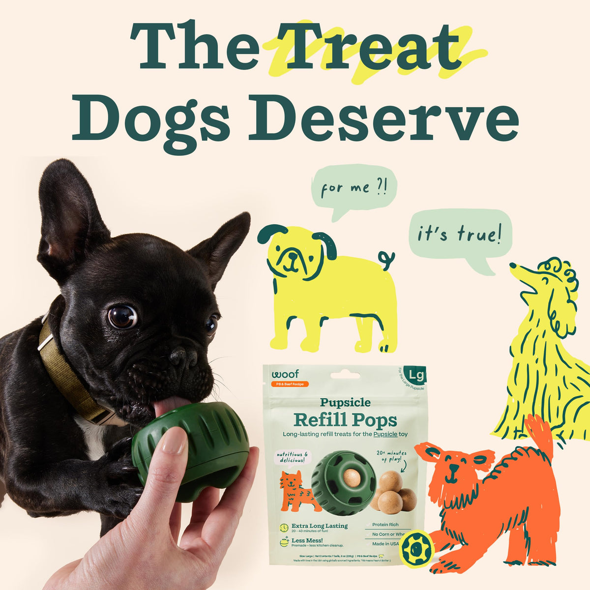 Peanut Butter & Beef Dog Treats 7 Count T445985