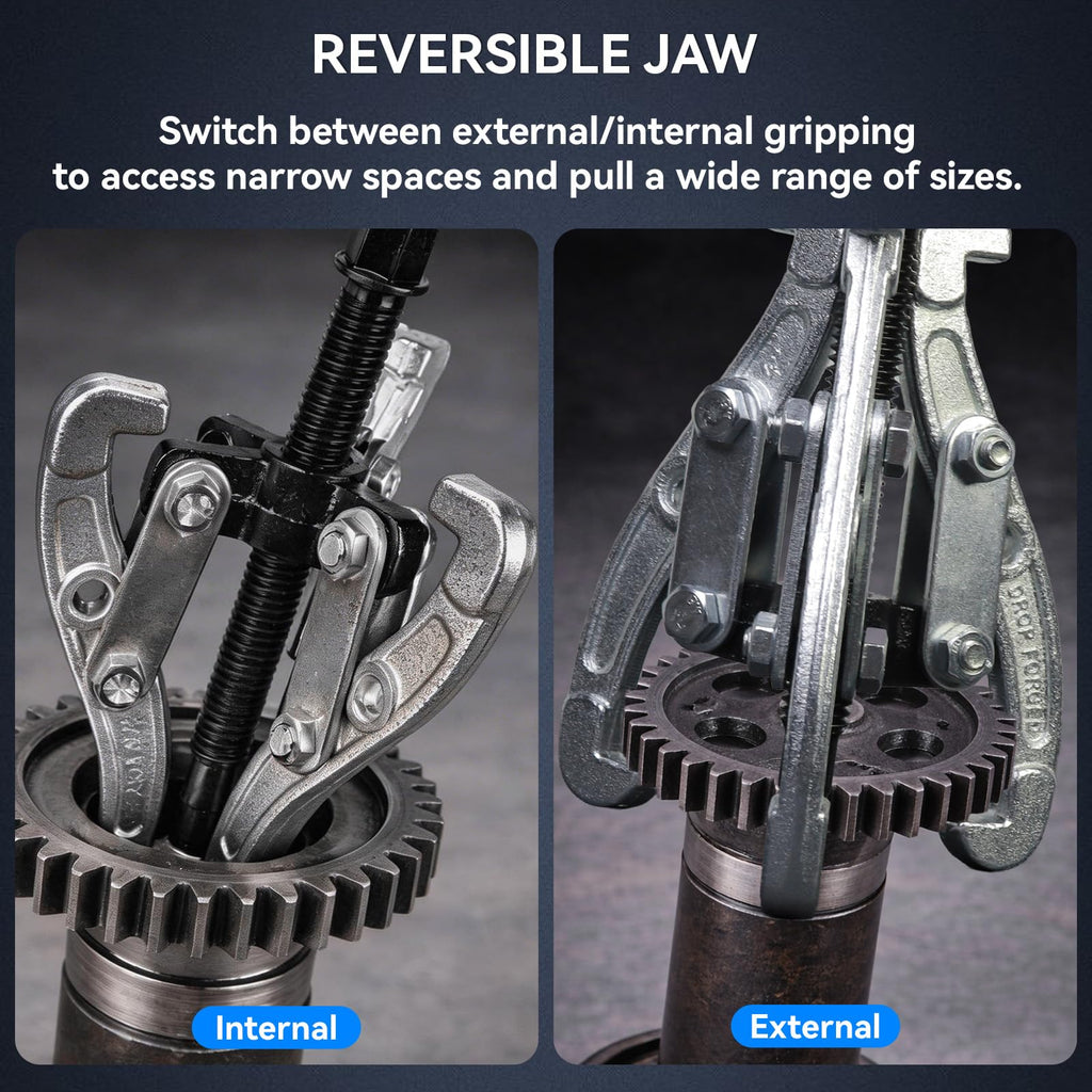 3 Pcs Reversible 3 Jaw Puller Set G828