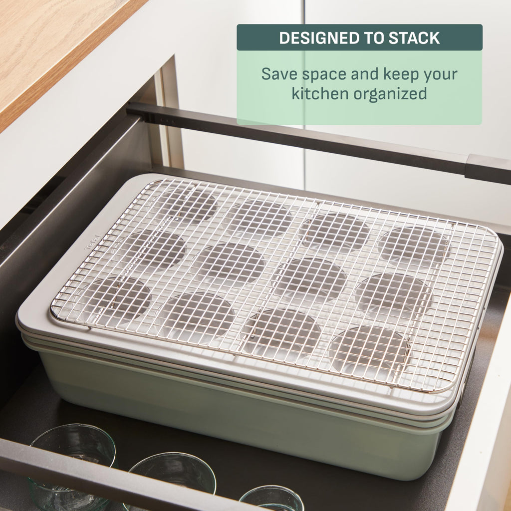 8 Pc Non Stick Ceramic Bakeware Set S819