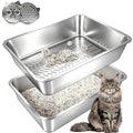 Stainless Steel Sifting Litter Box G690306