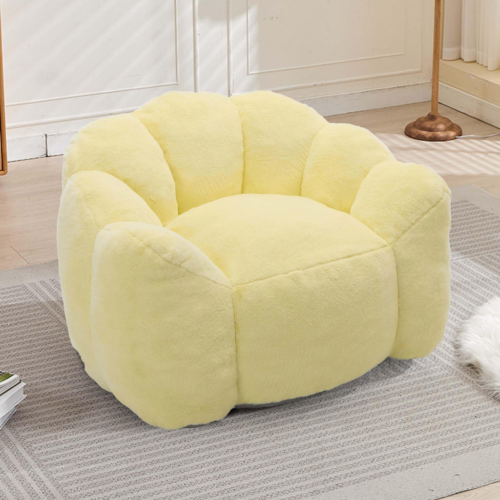 Oversized Memory Foam Bean Bag Chair with Backrest C5619