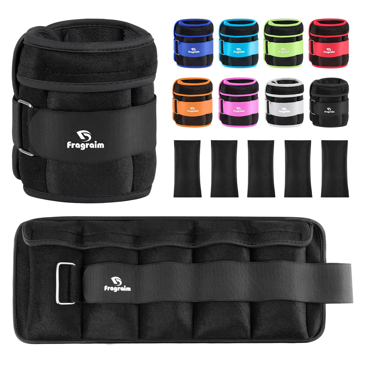 Adjustable Ankle Weights with Removable Weight B613470