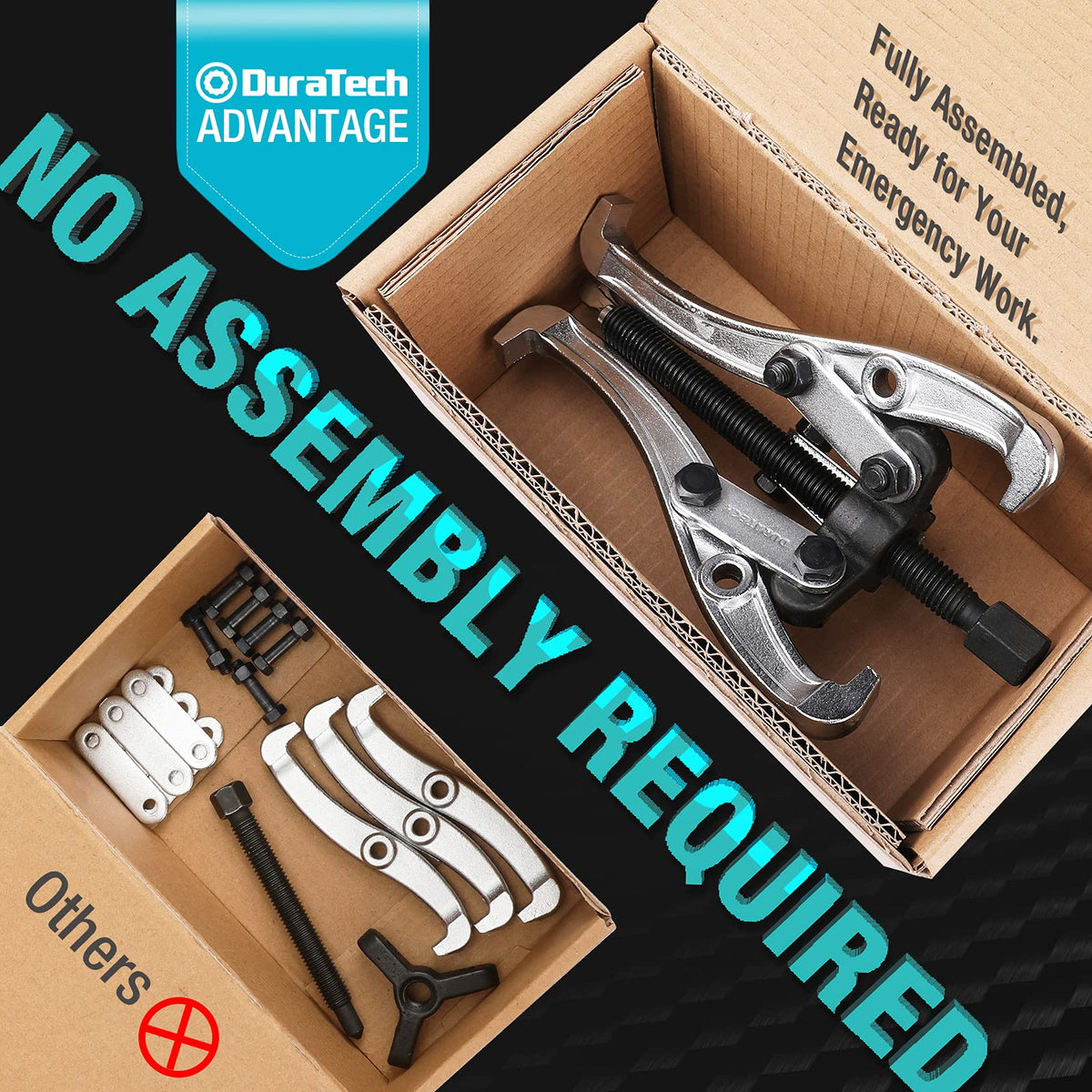 6-Inch 3-Jaw Gear Puller CR-V Steel N5051