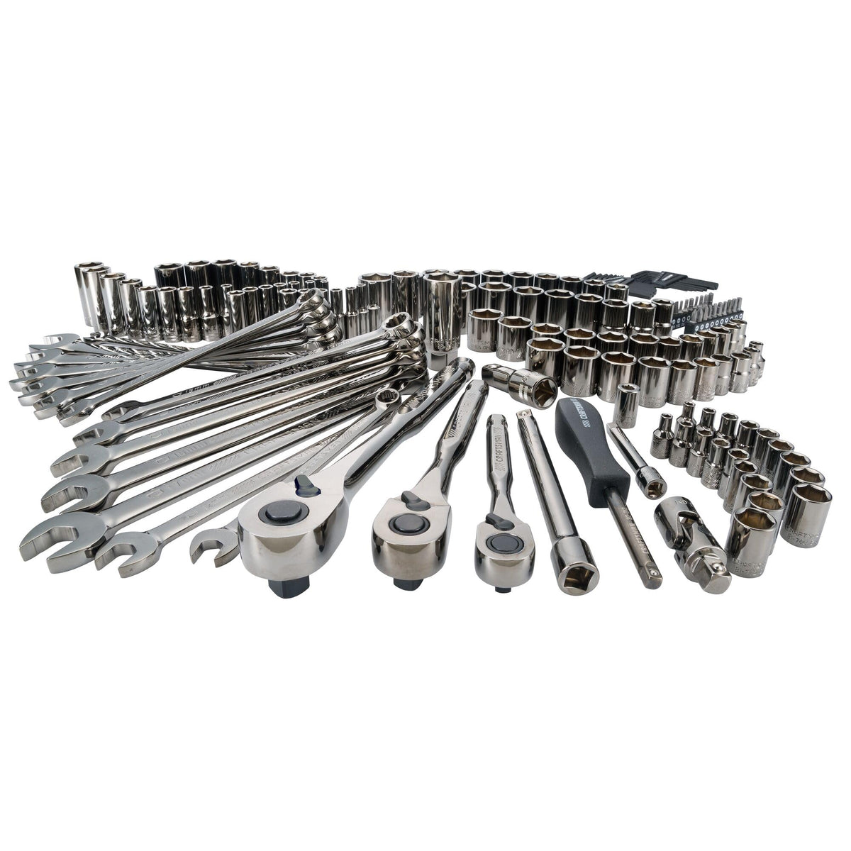 1/4" & 3/8" & 1/2" Drive SAE/Metric 150 Piece Mechanics Tool Set I12966