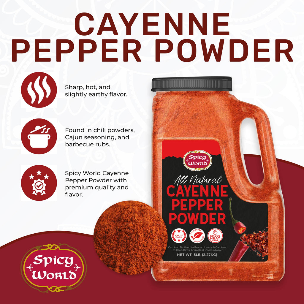 Cayenne Pepper Powder 5 LBS Gluten Free K801975