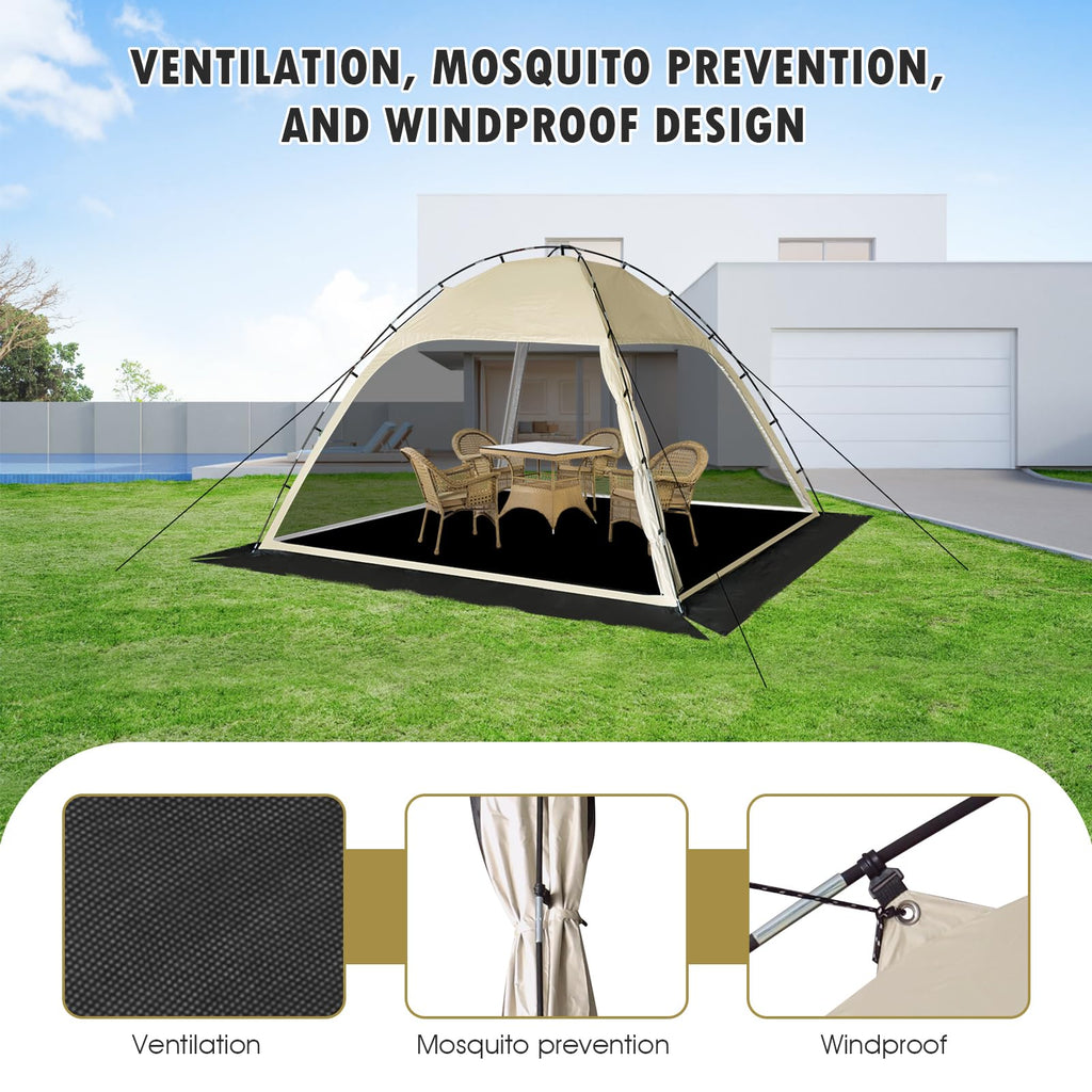 10'x10' Screen Tent with Removable Floor and Mosquito Netting X94852