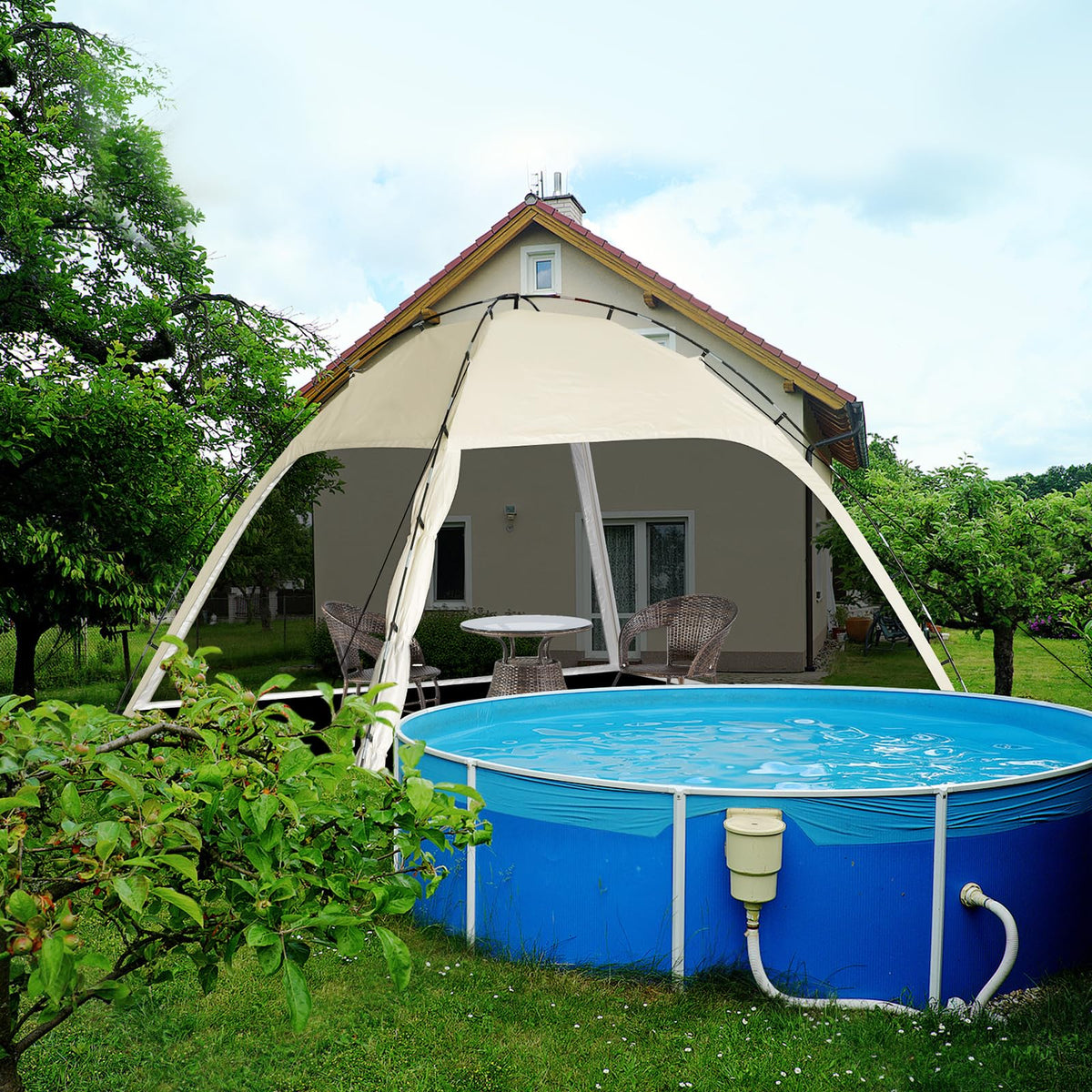 10'x10' Screen Tent with Removable Floor and Mosquito Netting X94852