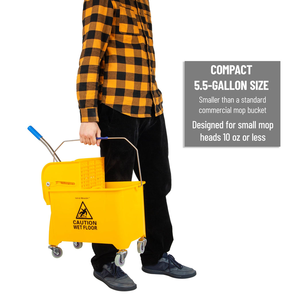 5.5-Gallon Mop Bucket with Wringer E36542