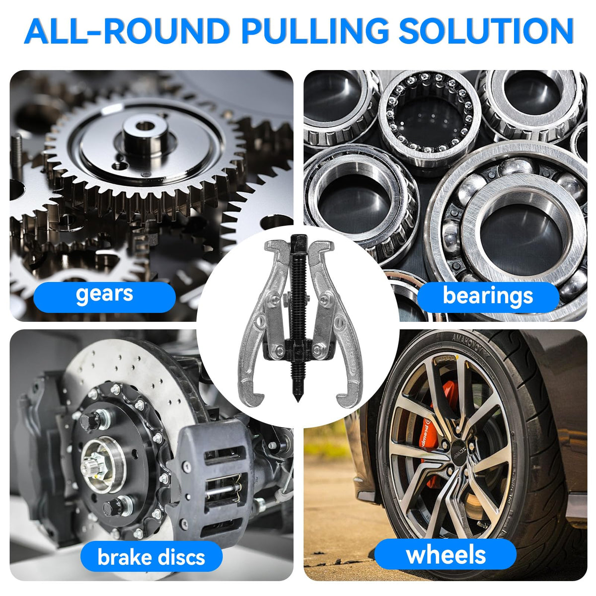 3 Pcs Reversible 3 Jaw Puller Set G828
