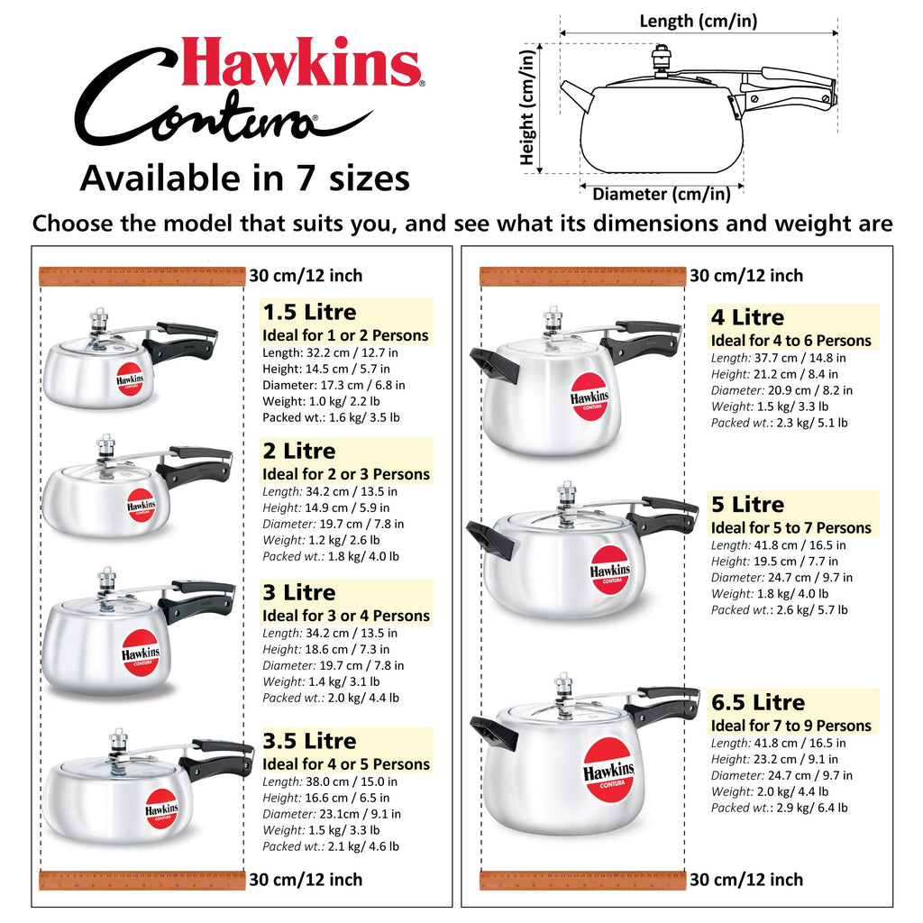 2L Aluminium Pressure Cooker N414924