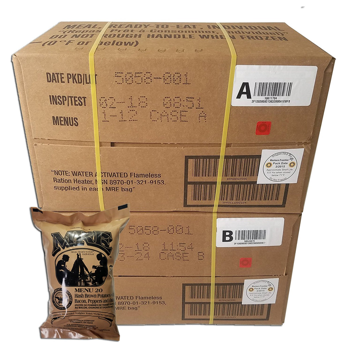 24 Meals MRE Case I20545