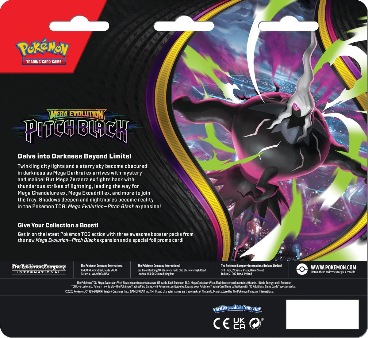Pokemon TCG 3 Booster Pack Blister Q65471
