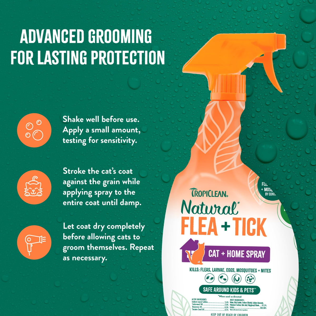 Natural Flea Spray 32oz D67982
