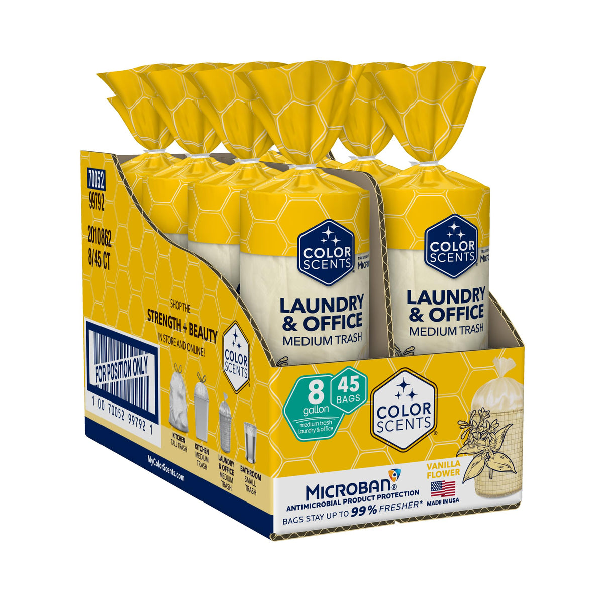 8 Gallon Twist Tie Trash Bags C767