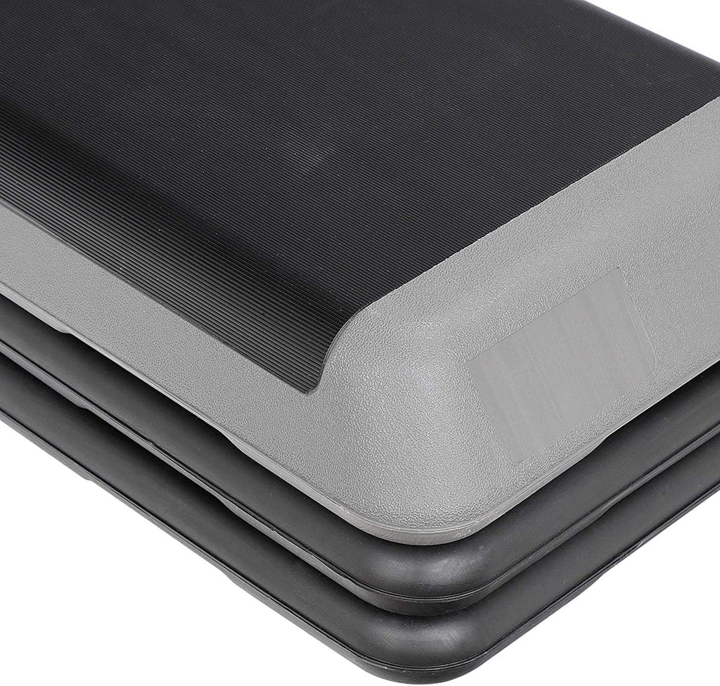 43" Adjustable Exercise Aerobic Step Platform with 4 Removable Risers Y465161