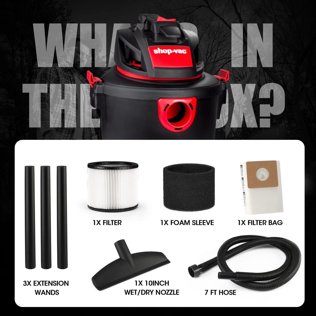5 Gallon 3.5 Peak HP Wet/Dry Vacuum R315