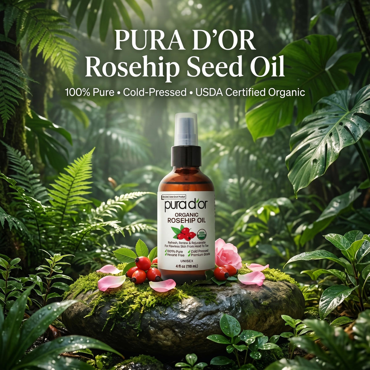 Organic Rosehip Seed Oil 4 oz I405178