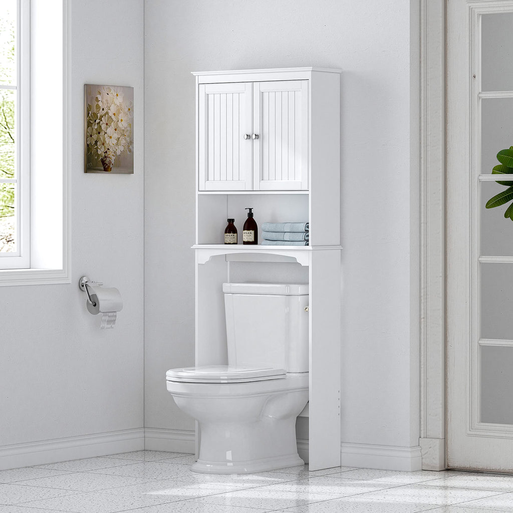 Over The Toilet Storage Cabinet with Doors F7321