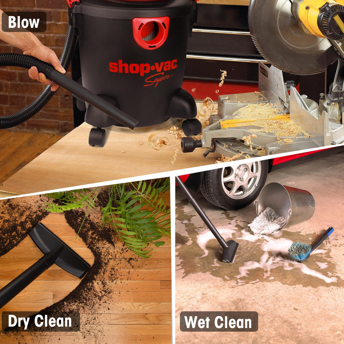 5 Gallon 3.5 Peak HP Wet/Dry Vacuum R315