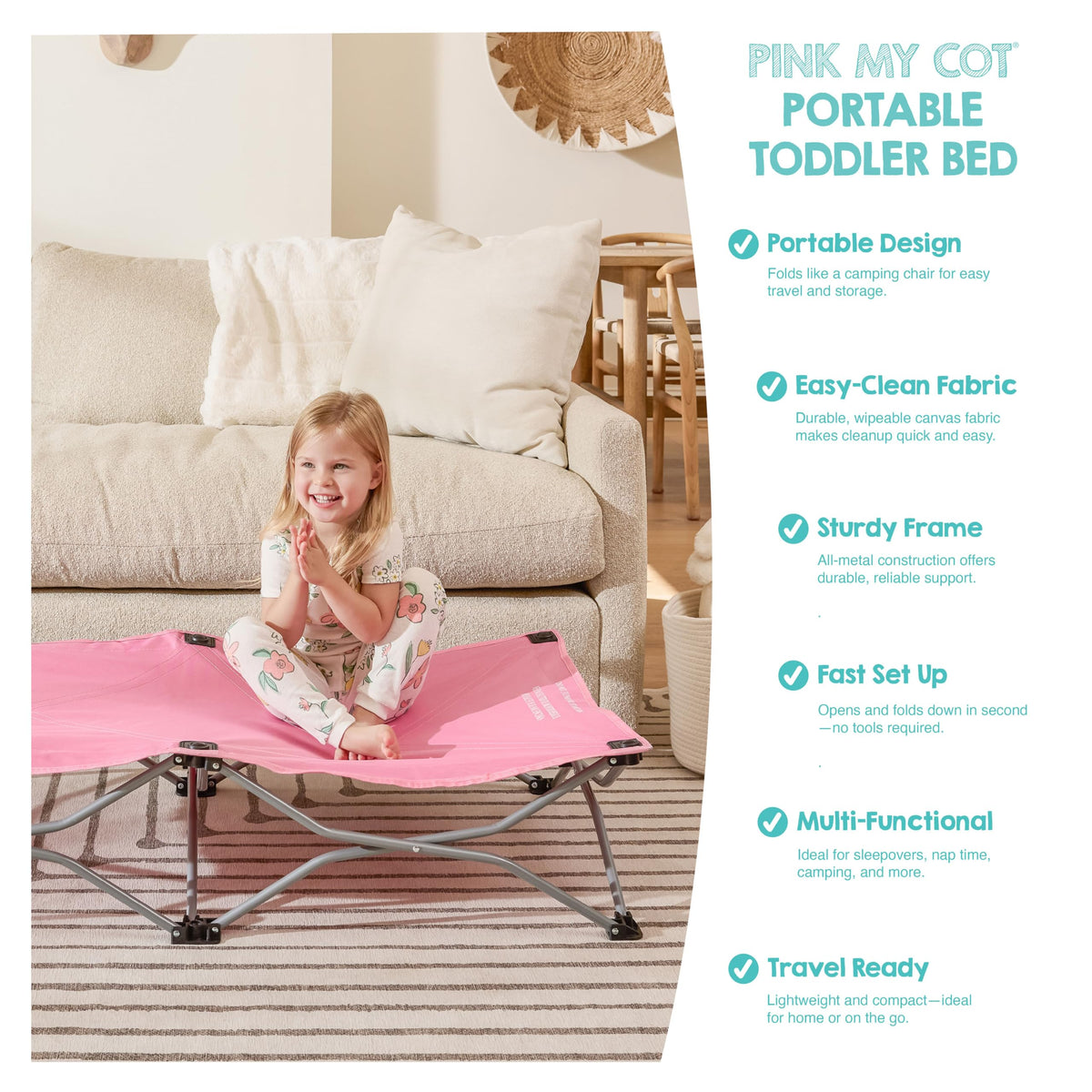 Portable Toddler Cot S103