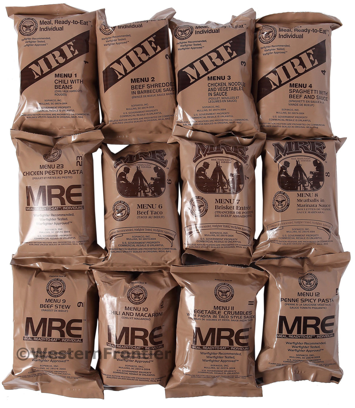 24 Meals MRE Case I20545
