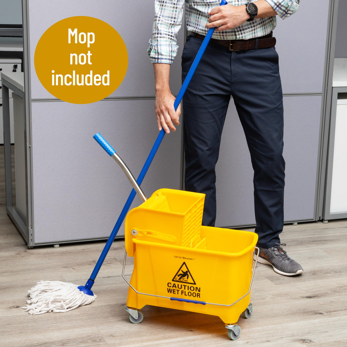 5.5-Gallon Mop Bucket with Wringer E36542