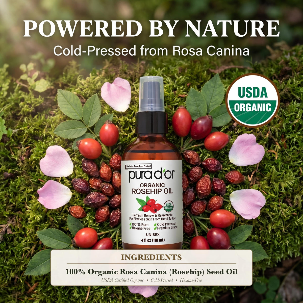 Organic Rosehip Seed Oil 4 oz I405178