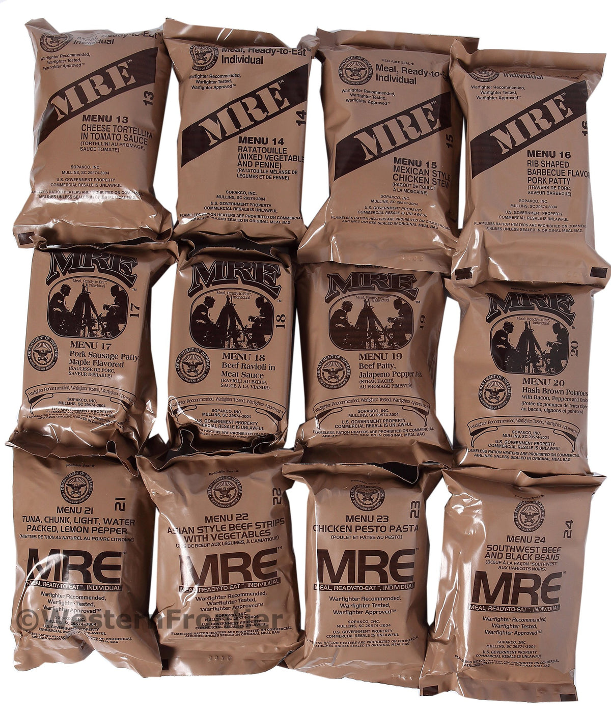 24 Meals MRE Case I20545