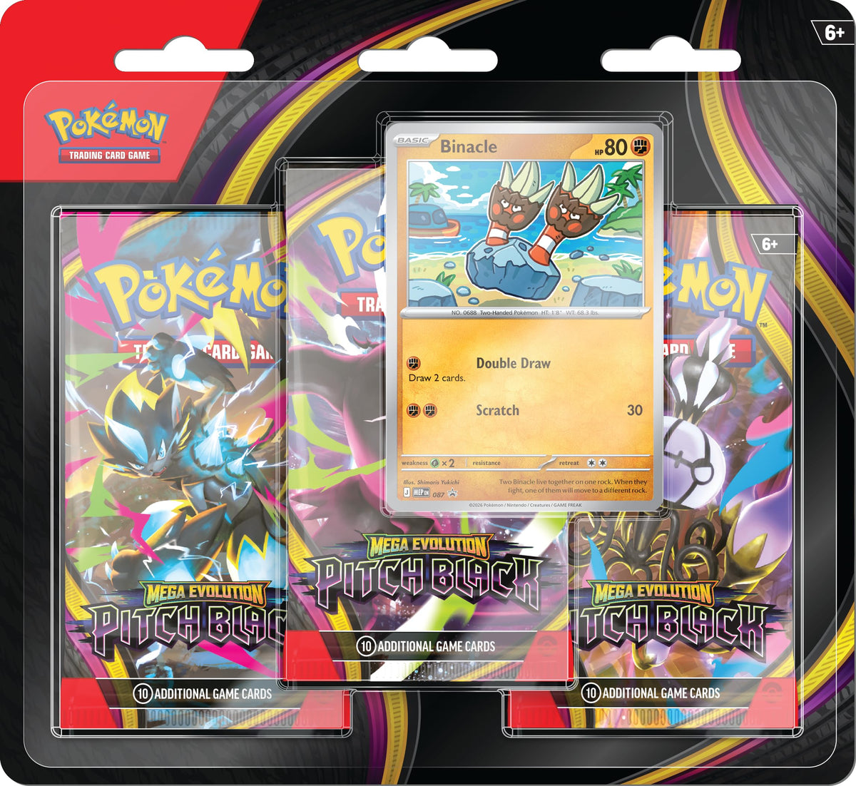Pokemon TCG 3 Booster Pack Blister Q65471